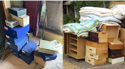 回収する不用品の様子