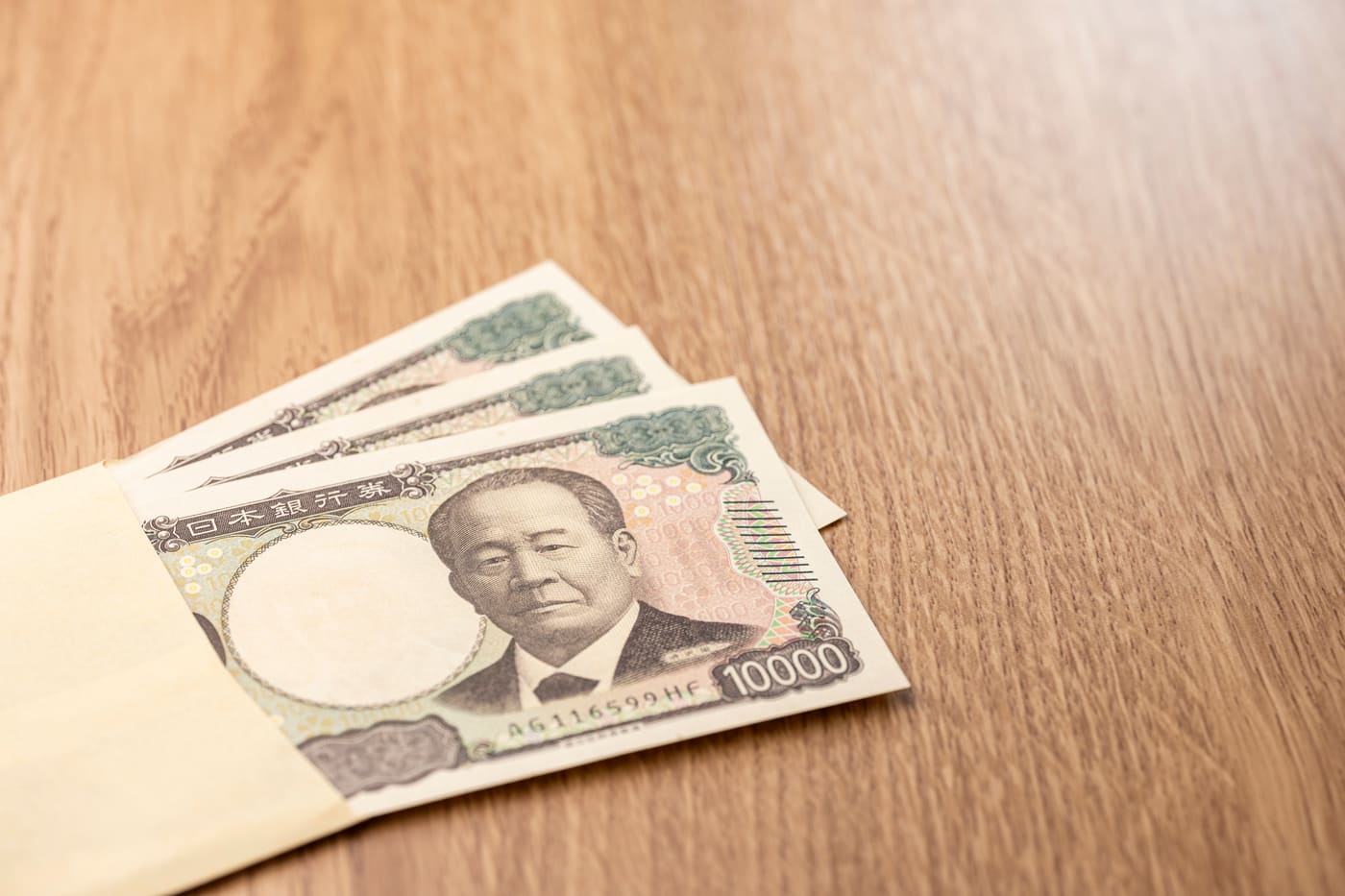一万円札のイメージ